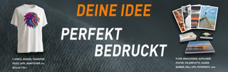 Textildruck ,T-Shirts in vielen Farben